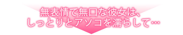 無口な彼女の性感帯～声は出さないけど身体は正直だね、ずぶ濡れだよ
